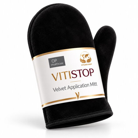 Vitistop Velvet Application Mitt for Self-Tan & Vitiligo Camouflage